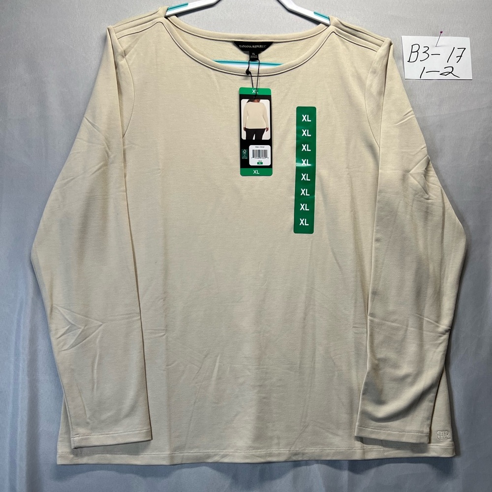 Women's Cream Long Sleeve Shirt